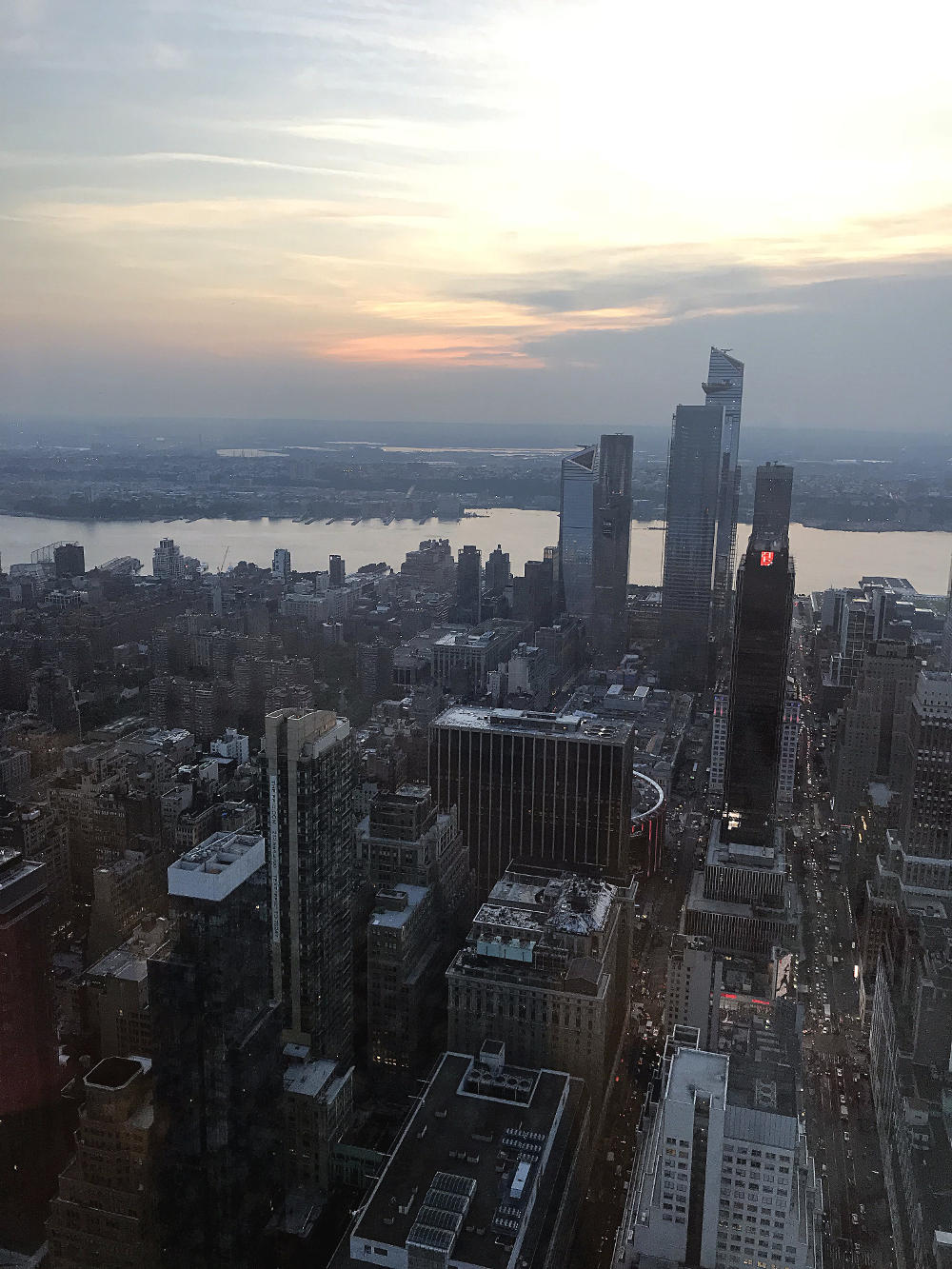 Vue sur New York depuis l'Empire State Buiding