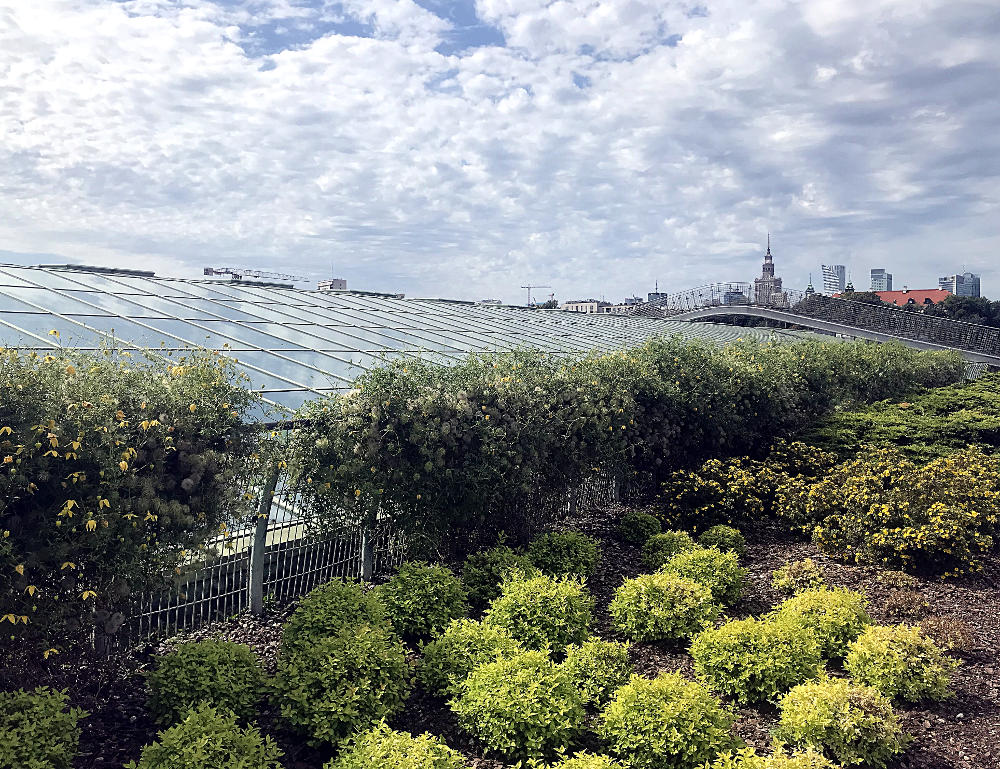 Jardins de la Bibliothèque Universitaire de Varsovie - Pologne