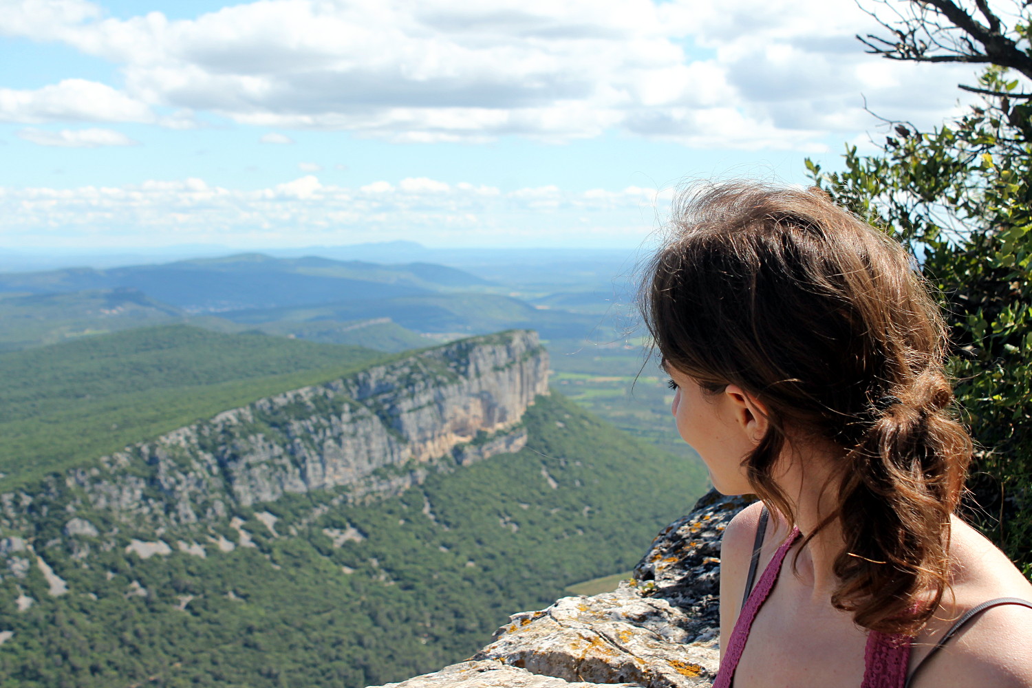 Paysages depuis le Pic Saint-Loup