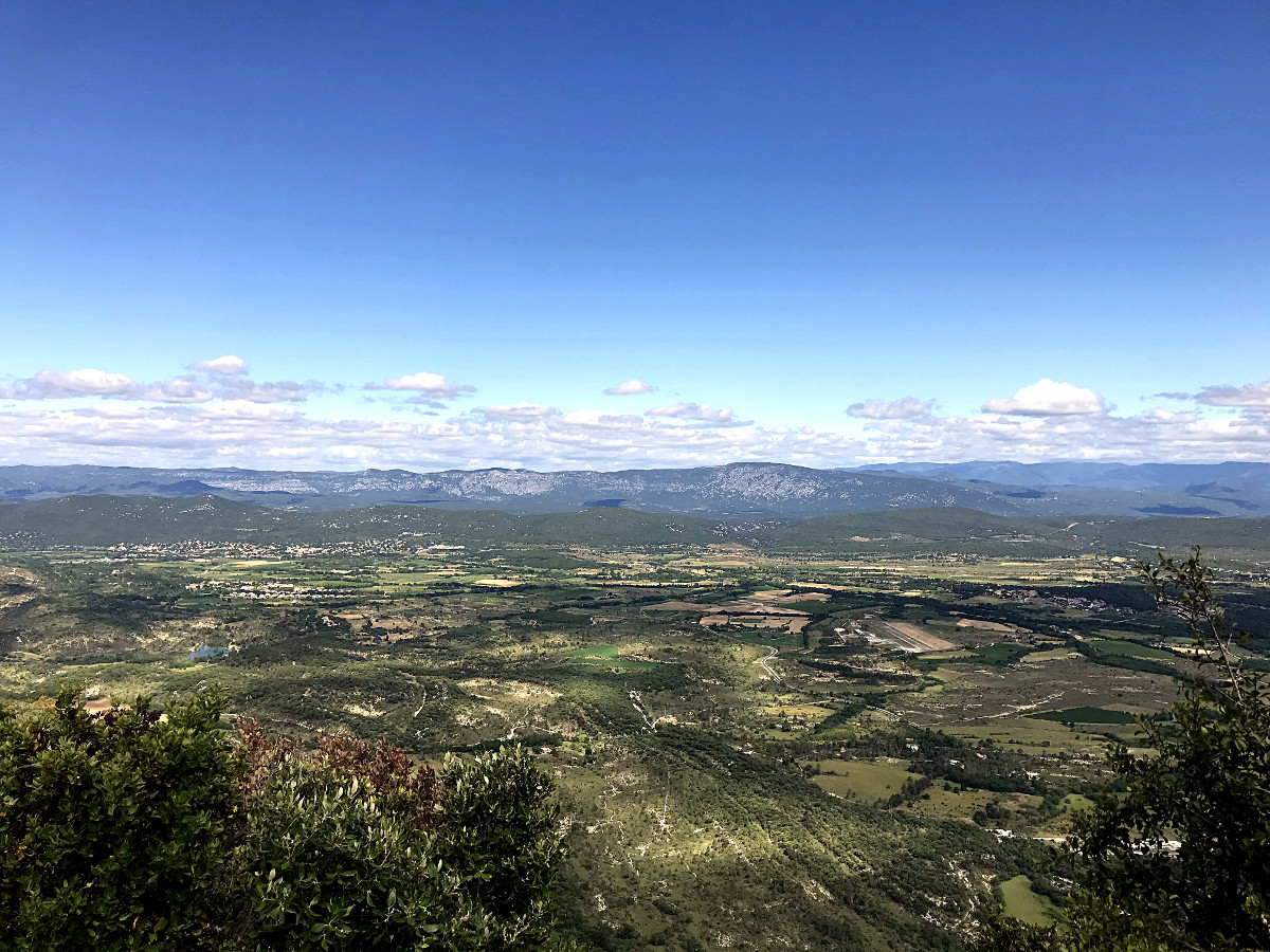 Paysages depuis le Pic Saint-Loup