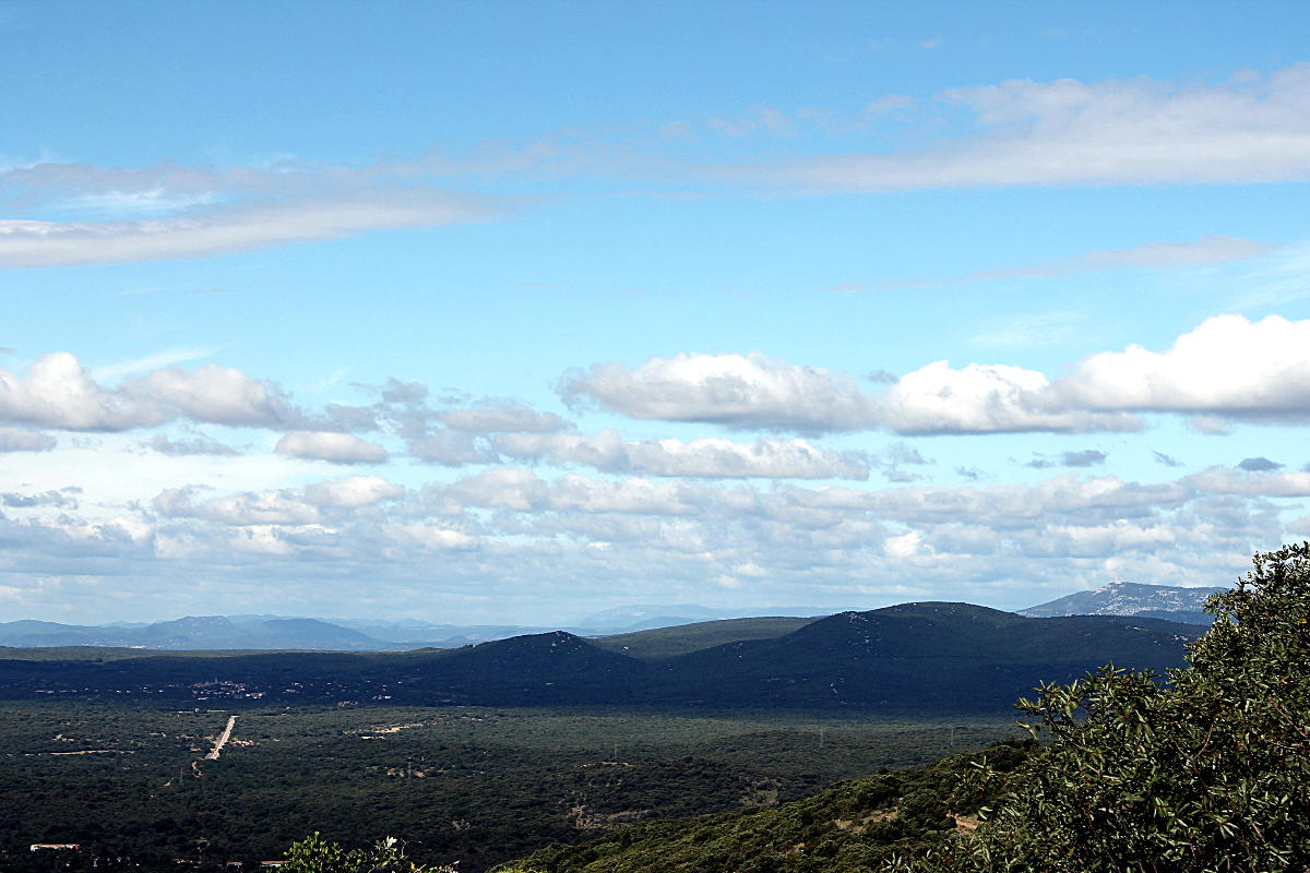 Paysages depuis le Pic Saint-Loup