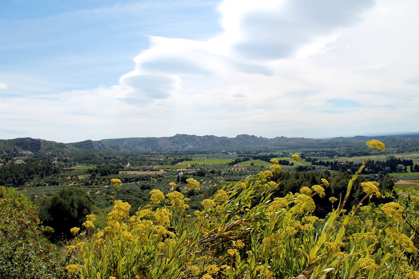 Paysage aux Baux-de-Provence