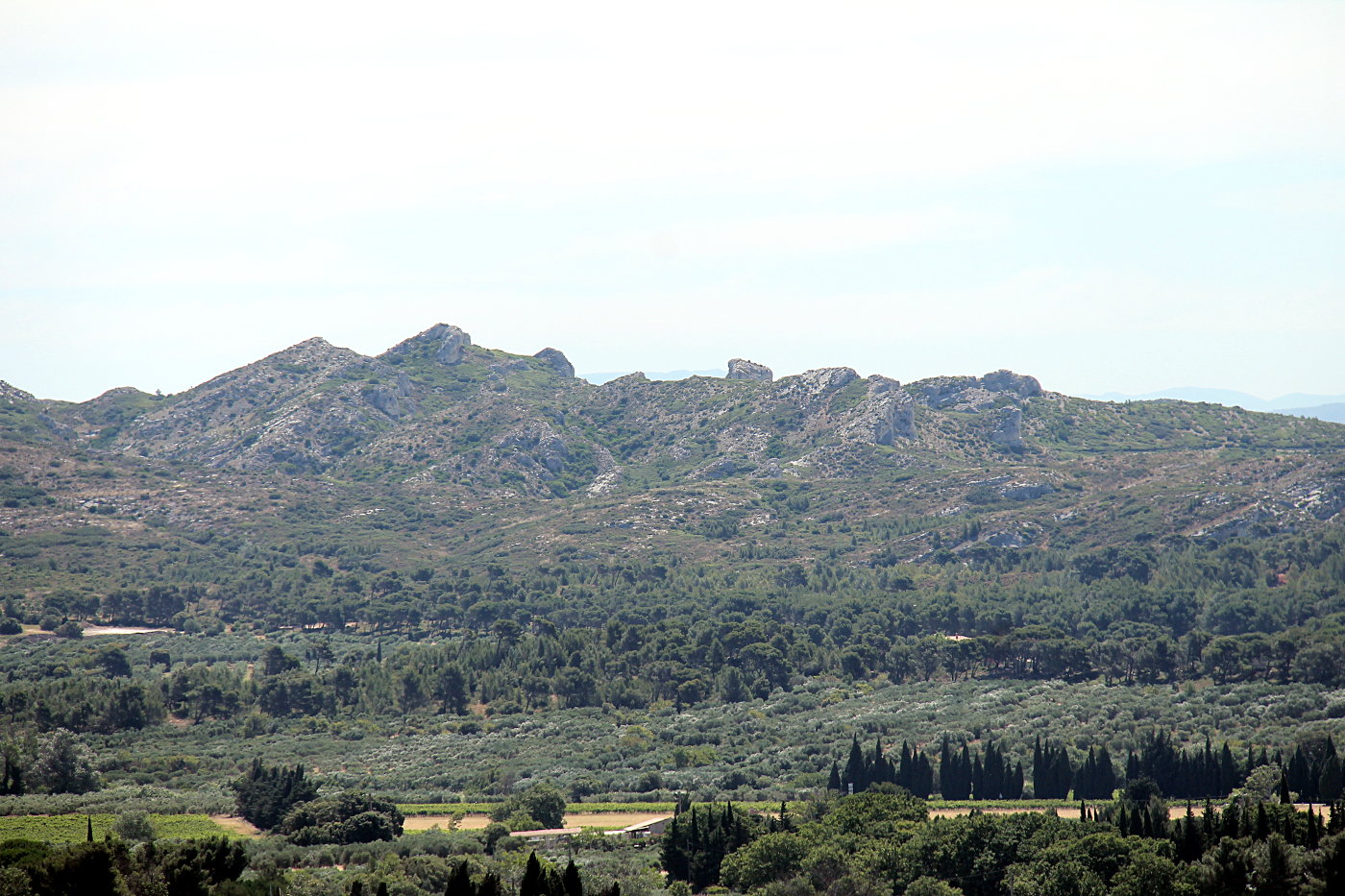 Paysage aux Baux-de-Provence