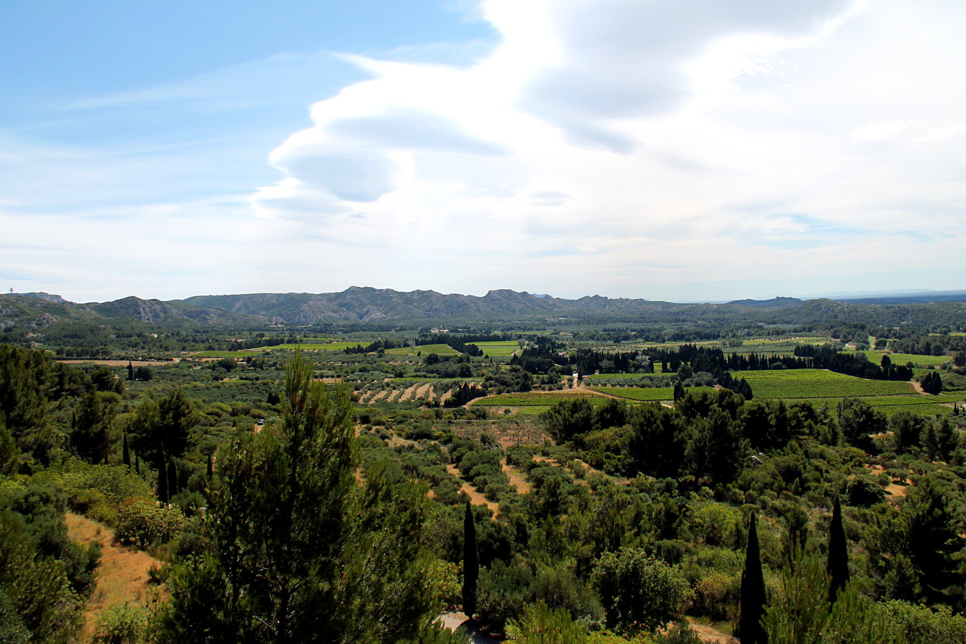 Paysage aux Baux-de-Provence