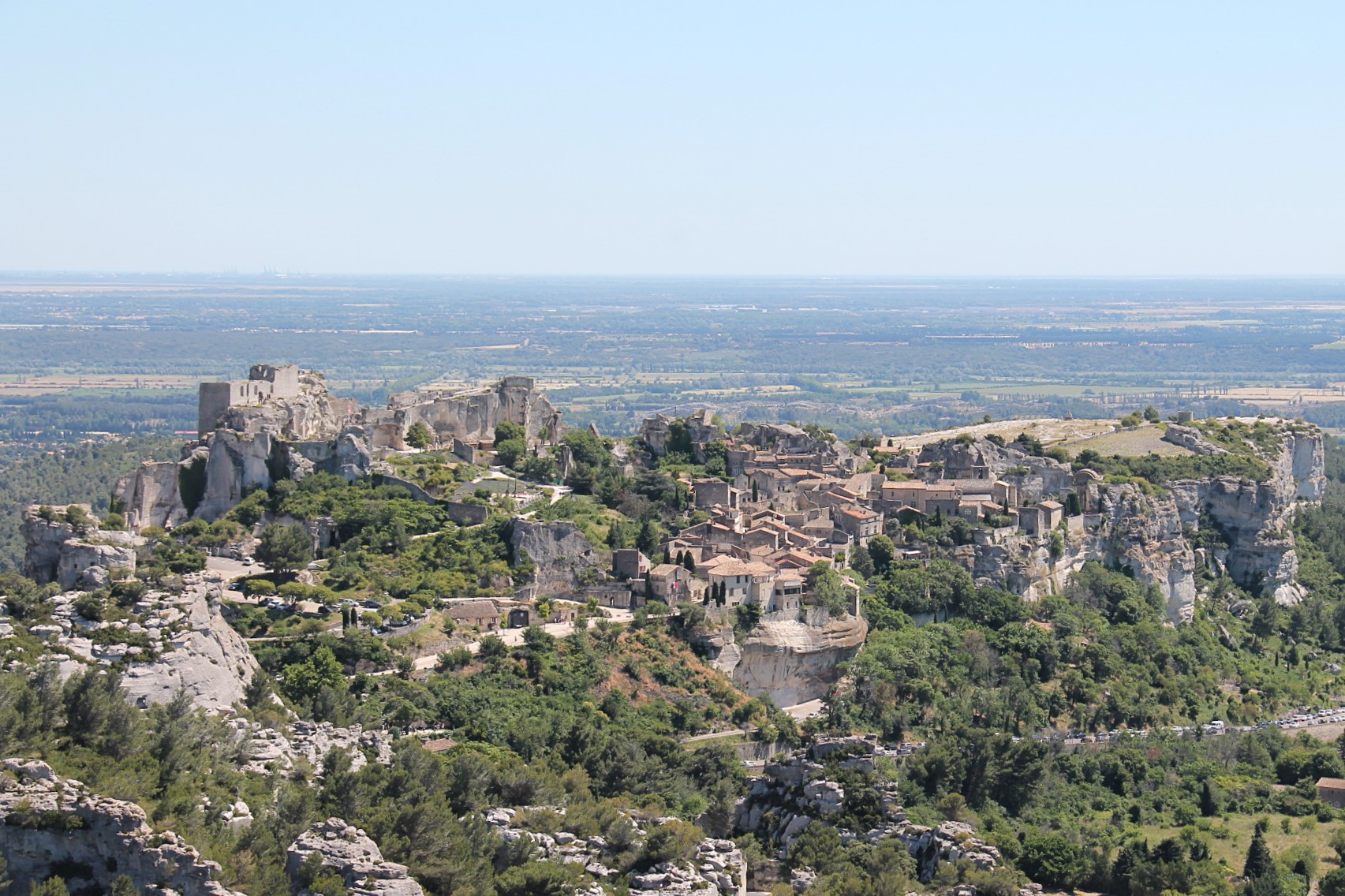 Vue sur les Baux-de-Provence