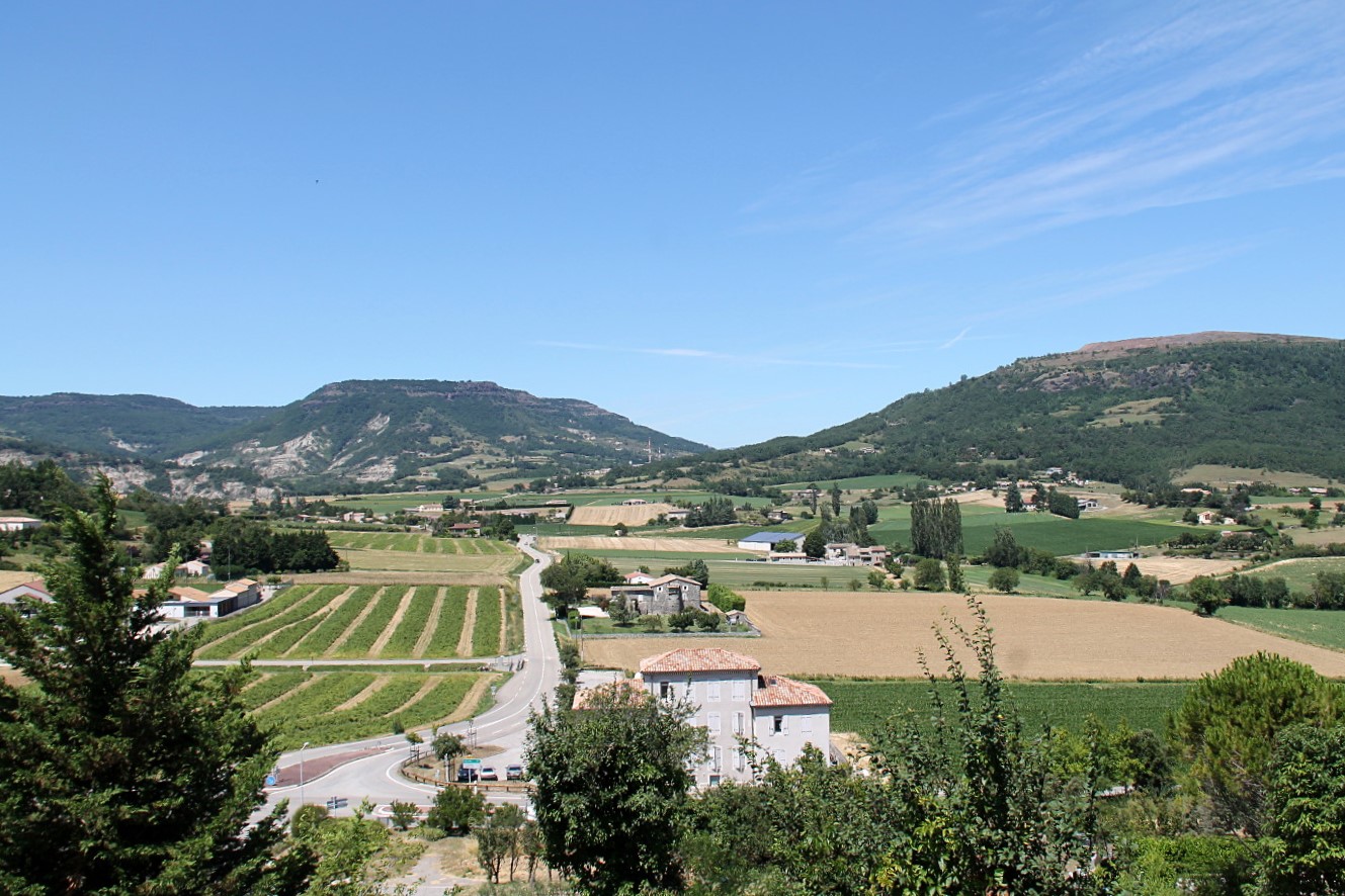 Vue depuis Saint-Vincent-de-Barrès - Ardèche