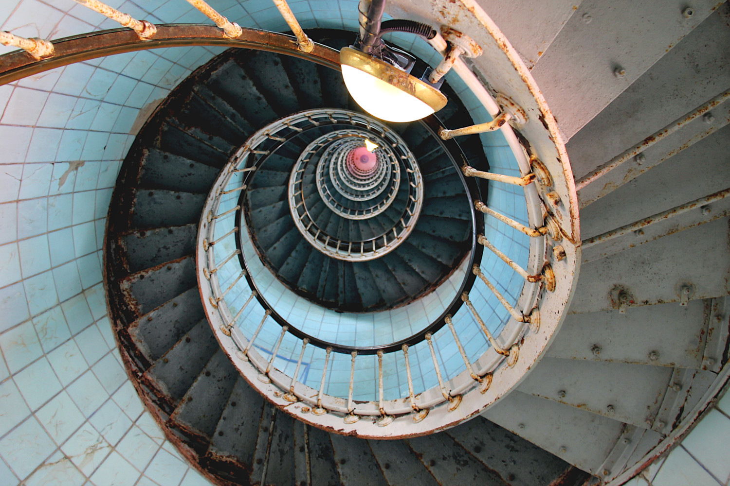 Escalier du Phare de la Coubre