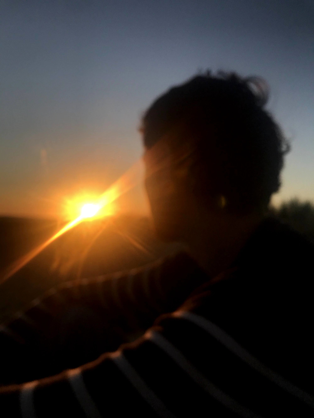 Coucher de soleil à la Plage de Bonne Anse à La Palmyre