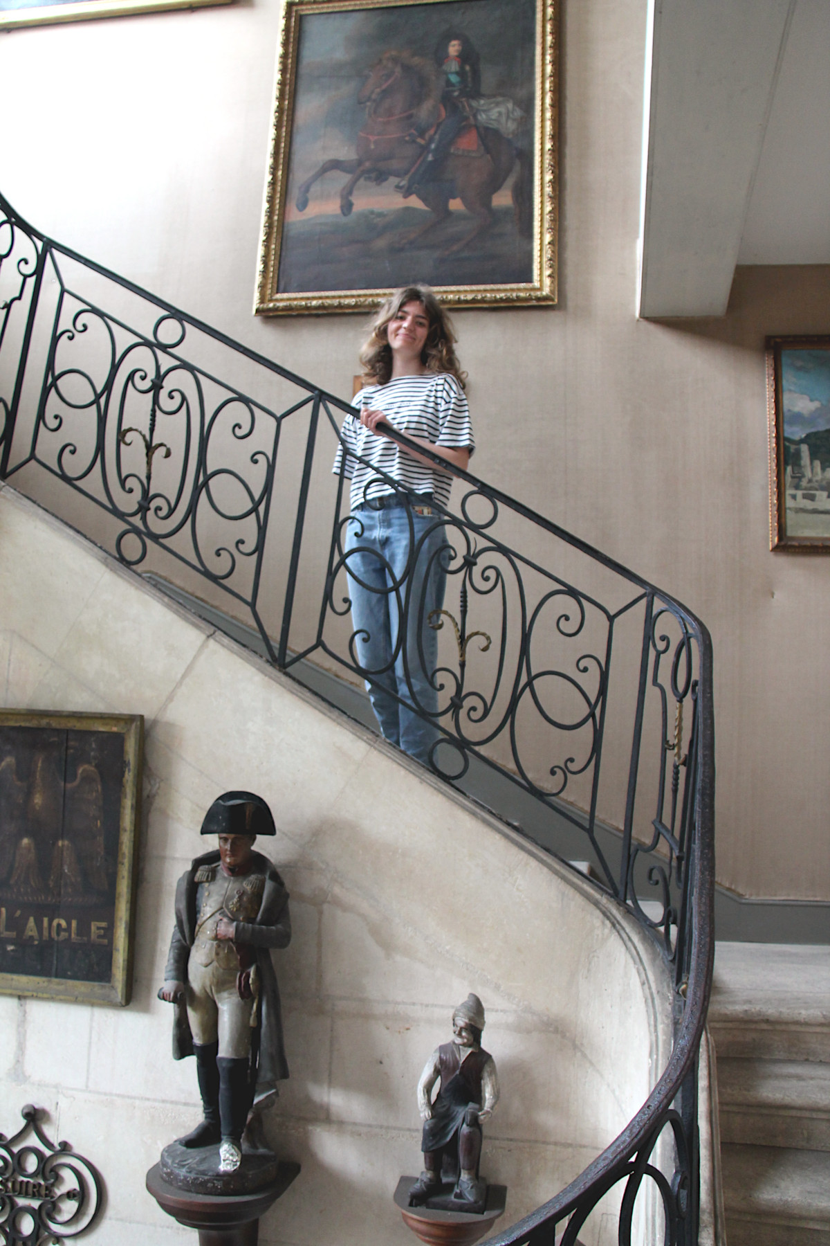 Lola au musée Dupuy-Mestreau de Saintes