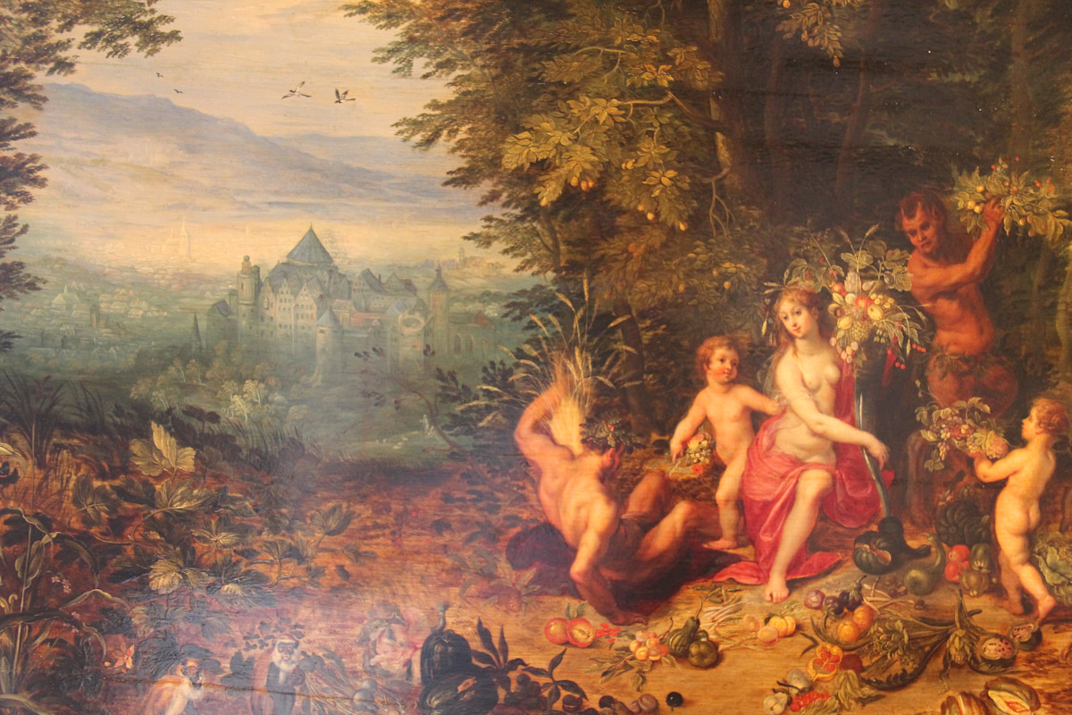 Brueghel, La Terre ou Céres, Allégorie de la Terre. Musée de l'Echevinage à Saintes.