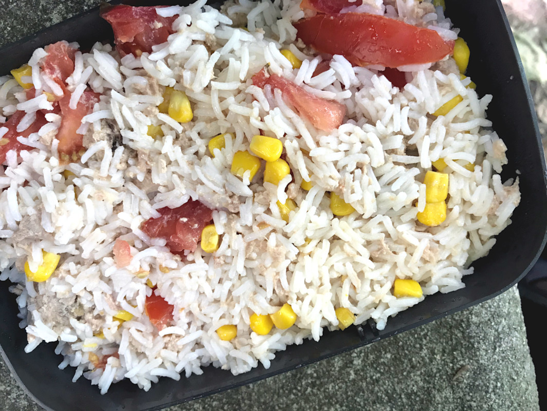 Salade de riz - pique nique à Chaniers