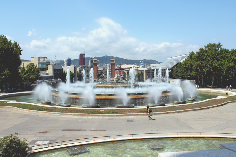 Mont Juïc à Barcelone