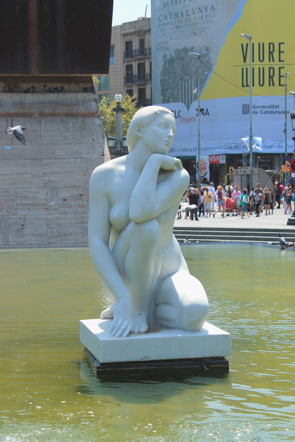 Place de Catalogne à Barcelone