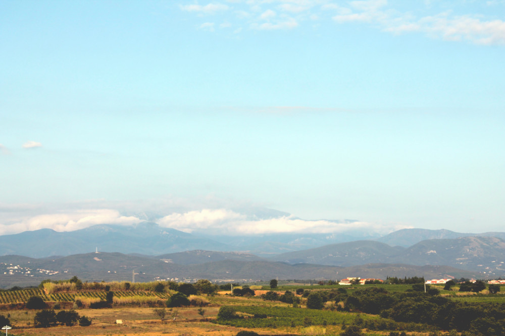 Vue sur les Pyrénées Catalanes