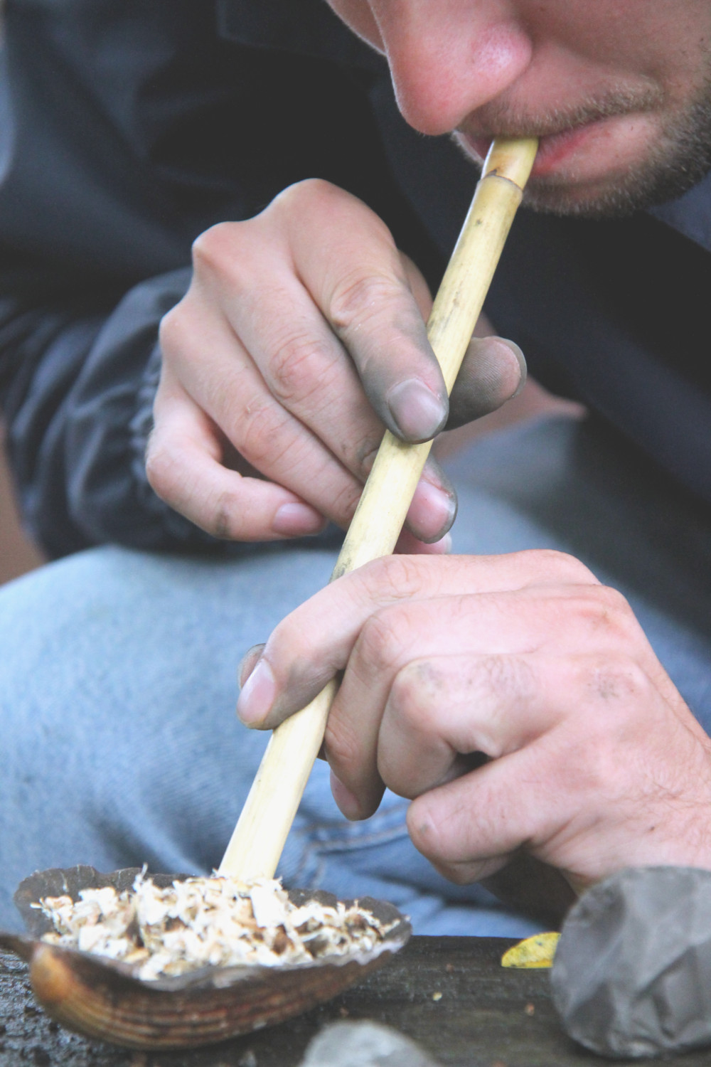 Faire du feu au Paléosite