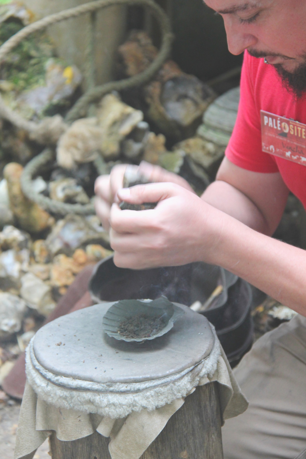 Faire du feu au Paléosite