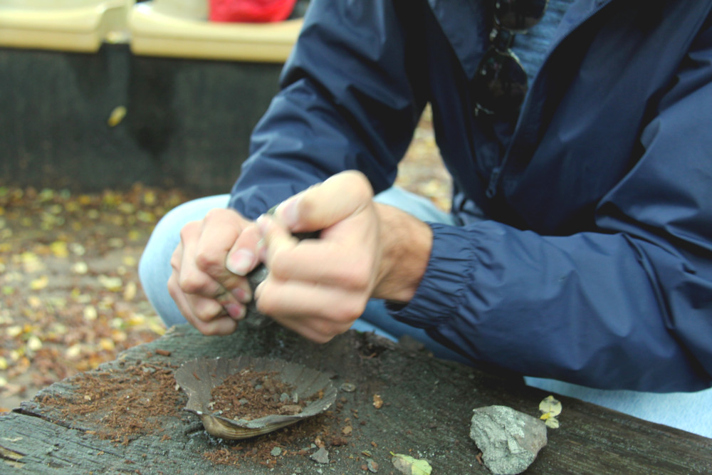 Faire du feu au Paléosite