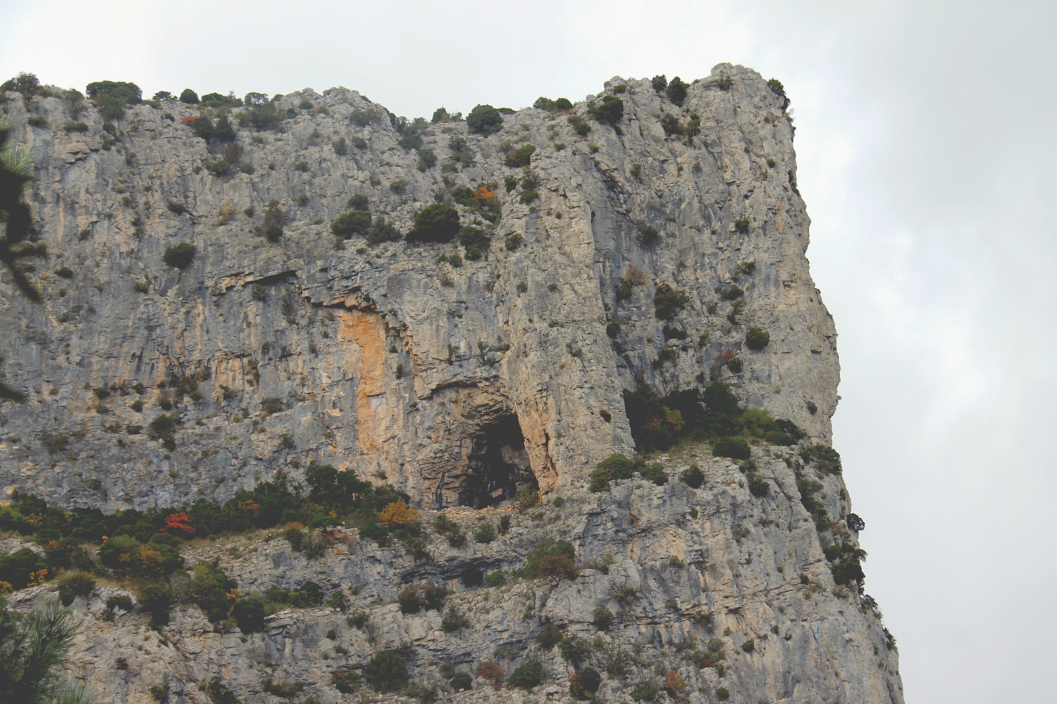 Falaise de la Bissonne -Randonnée des Fenestrettes à Saint-Guilhem-le-Désert