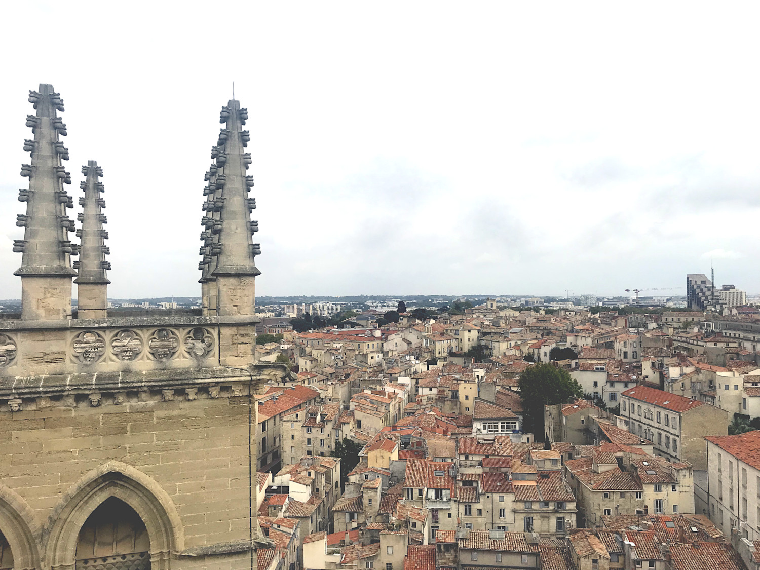 Vue depuis la Cathédrale Saint-Pierre de Montpellier