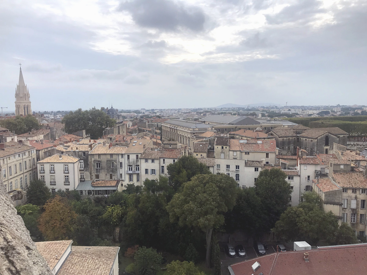 Vue depuis la Cathédrale Saint-Pierre de Montpellier
