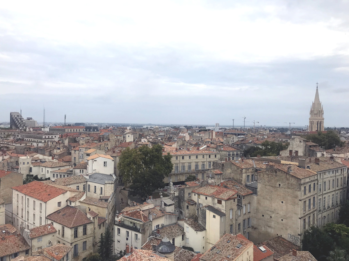 Vue depuis la Cathédrale Saint-Pierre de Montpellier