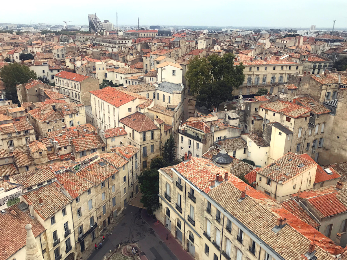 Vue depuis la Cathédrale Saint-Pierre de Montpellier