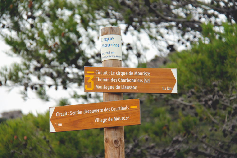 Panneaux de randonnée