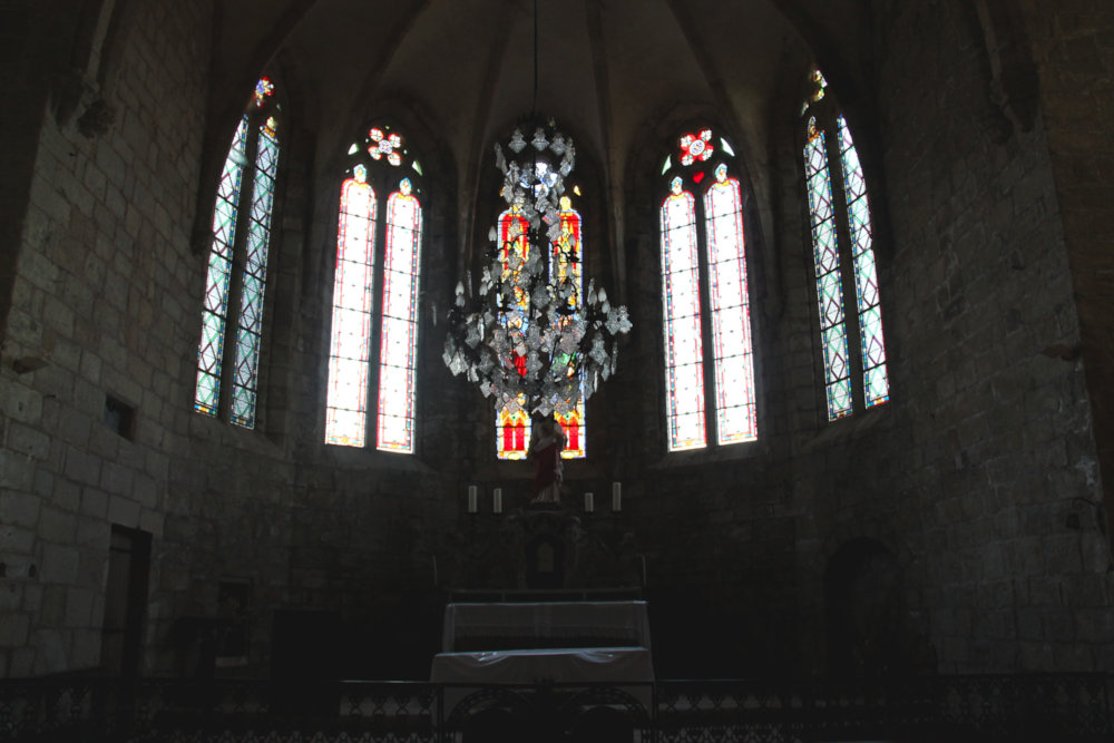 Intérieur de l'église de Mourèze