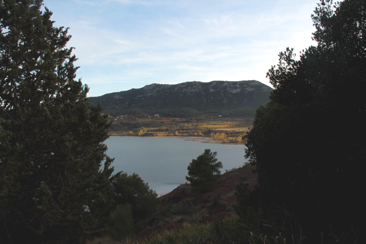 Lac du Salagou au coucher de soleil