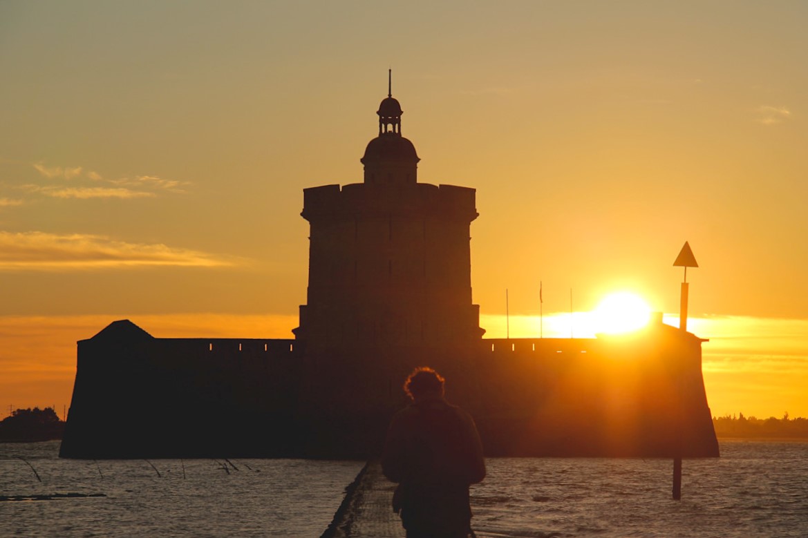 Coucher de soleil au Port du Chapus à Bourcefranc-le-Chapus
