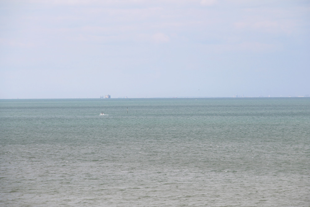 Vue sur Fort-Boyard depuis le Fort Louvois à Bourcefranc-le-Chapus