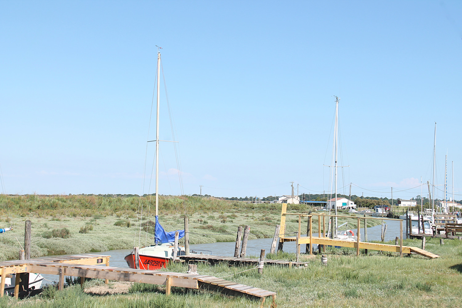 Le chenal de Mérignac à Bourcefranc-le-Chapus