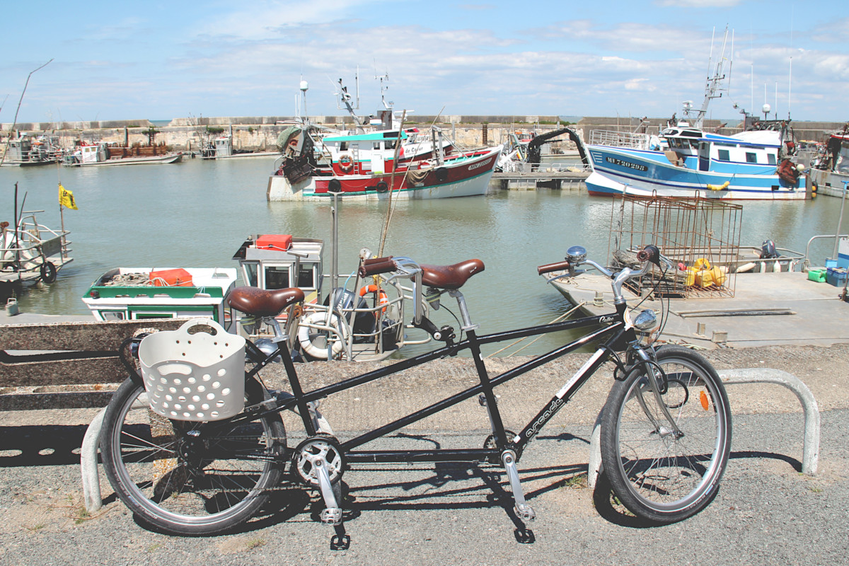 Notre tandem au Port du Chapus à Bourcefranc-le-Chapus