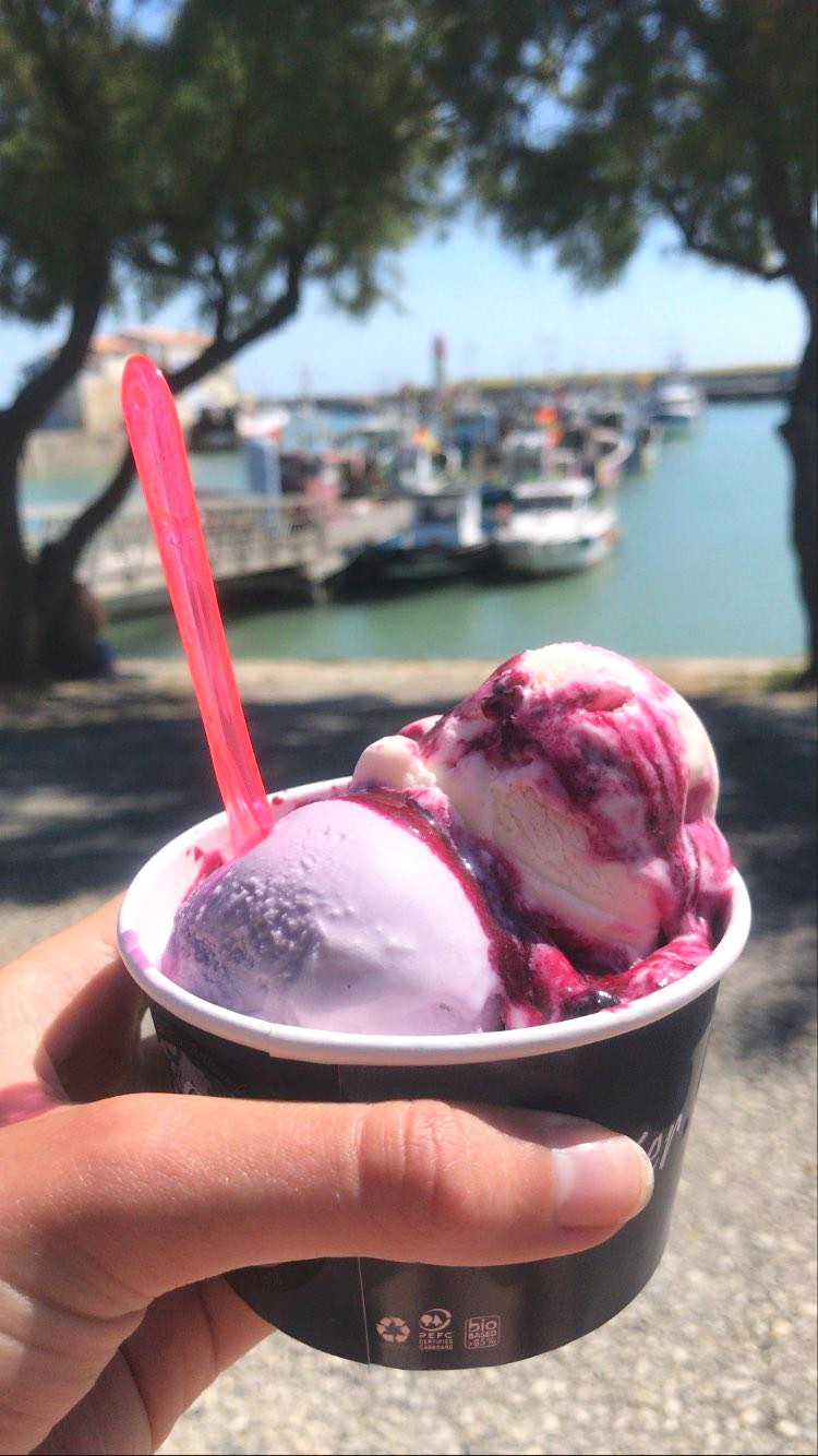 Glace au port de la Cotinière