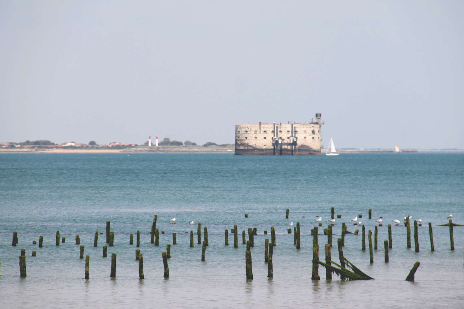 Fort-Boyard - Plage des Saumonards - Ile d'Oléron