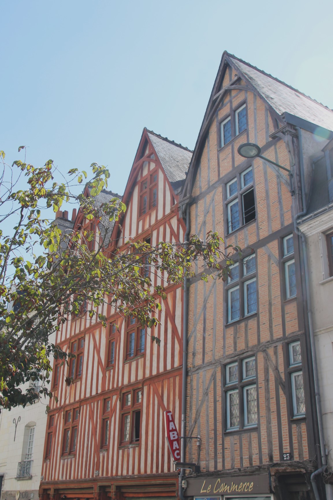 Maisons à pans de bois à Tours