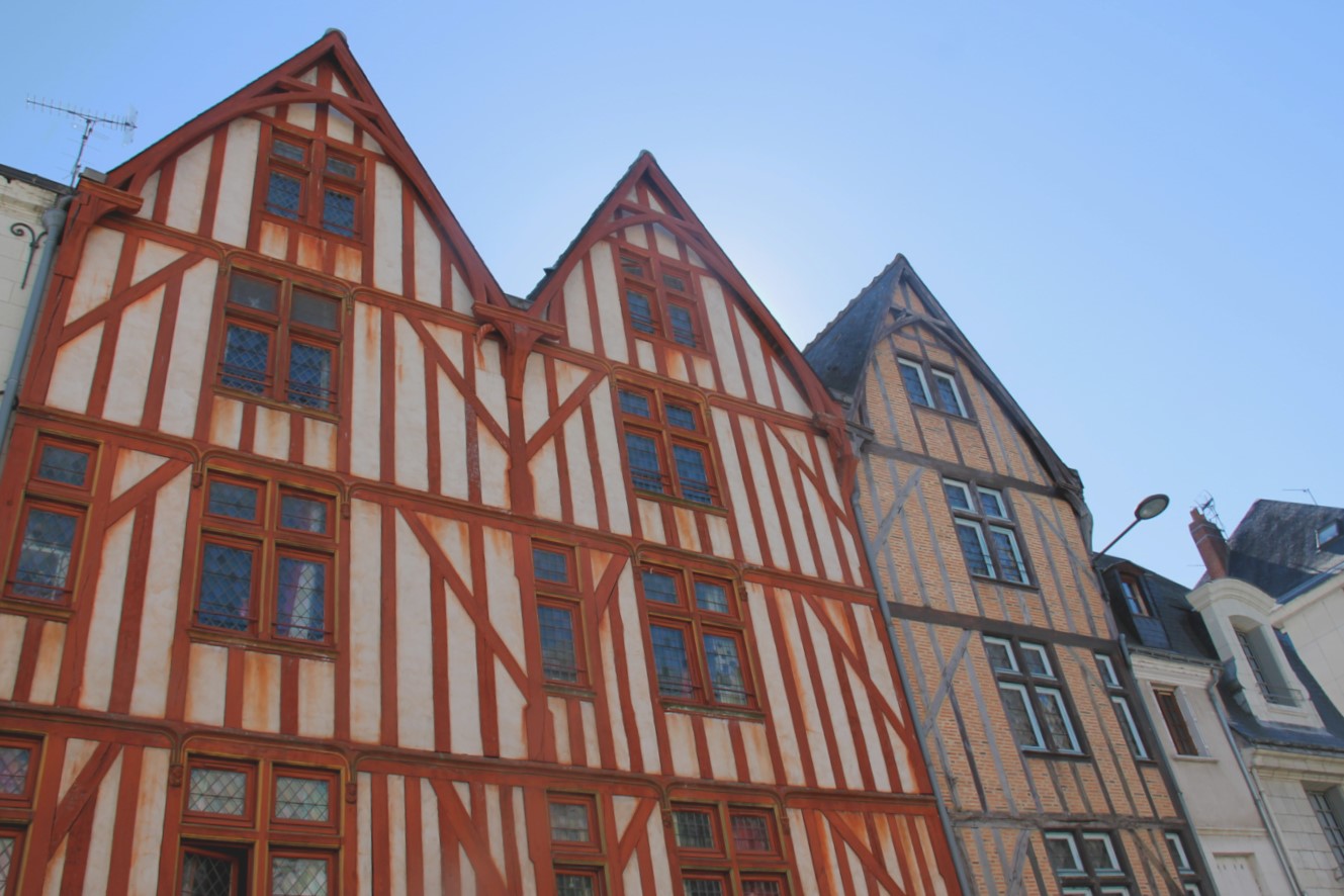 Maisons à pans de bois à Tours