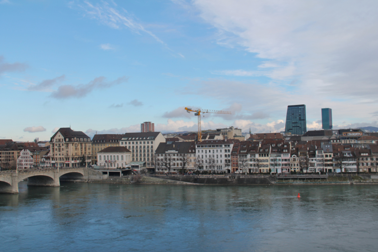 Au bord du Rhin à Bâle