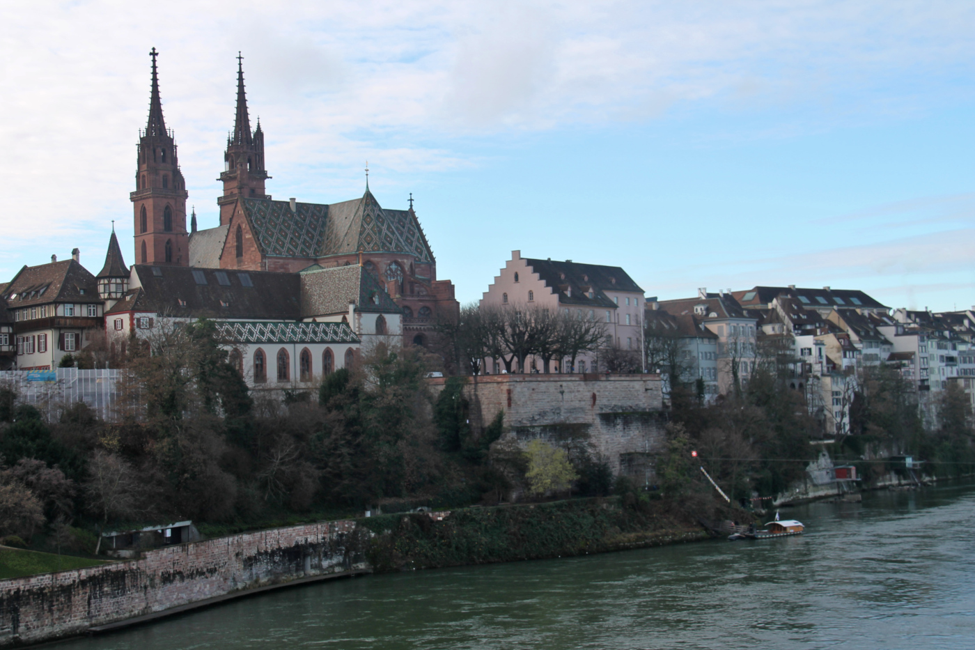 Au bord du Rhin à Bâle