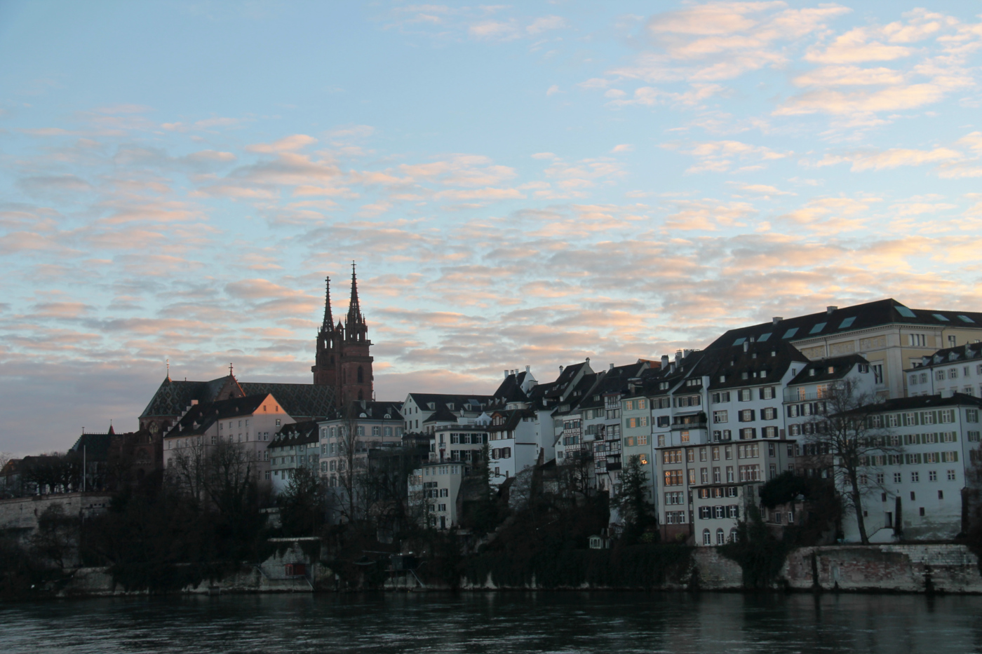 Au bord du Rhin à Bâle